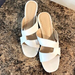 Wedding Shoes - Open toe cutout wedge heel